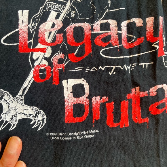 Misfits Vintage Tee shirt y2k Tour Legacy of Brutality XXL - Picture 2 of 3